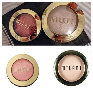 Milani baked highlighter and baked blush set NIP